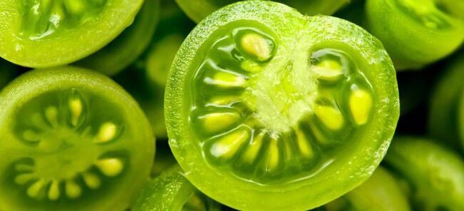 Grüne Tomaten gegen Krampfadern